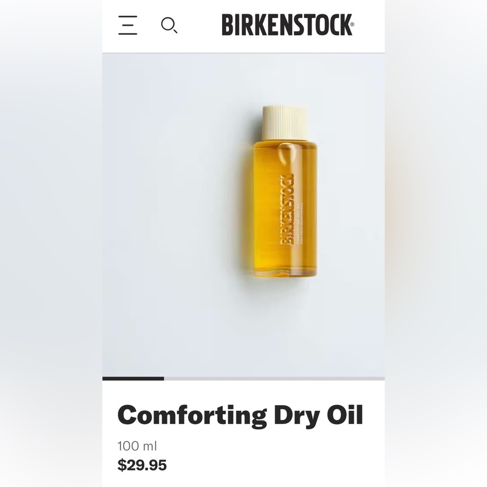NWT Birkenstock Comforting Dry Oil 30ml. travel size - Picture 3 of 3
